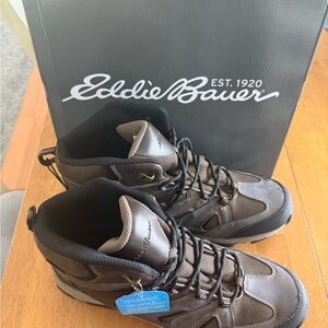 Eddie Bauer Men's Dark Brown Outdoor Boots